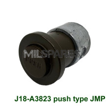 Glove box lock, push type